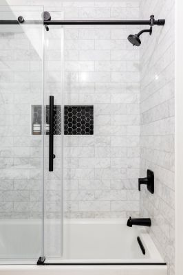 Enhances bathroom appearance.